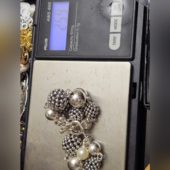 Michael Dawkins sterling silver ball bracelet! Excellent condition. Like new. Ma - Picture 2 of 6